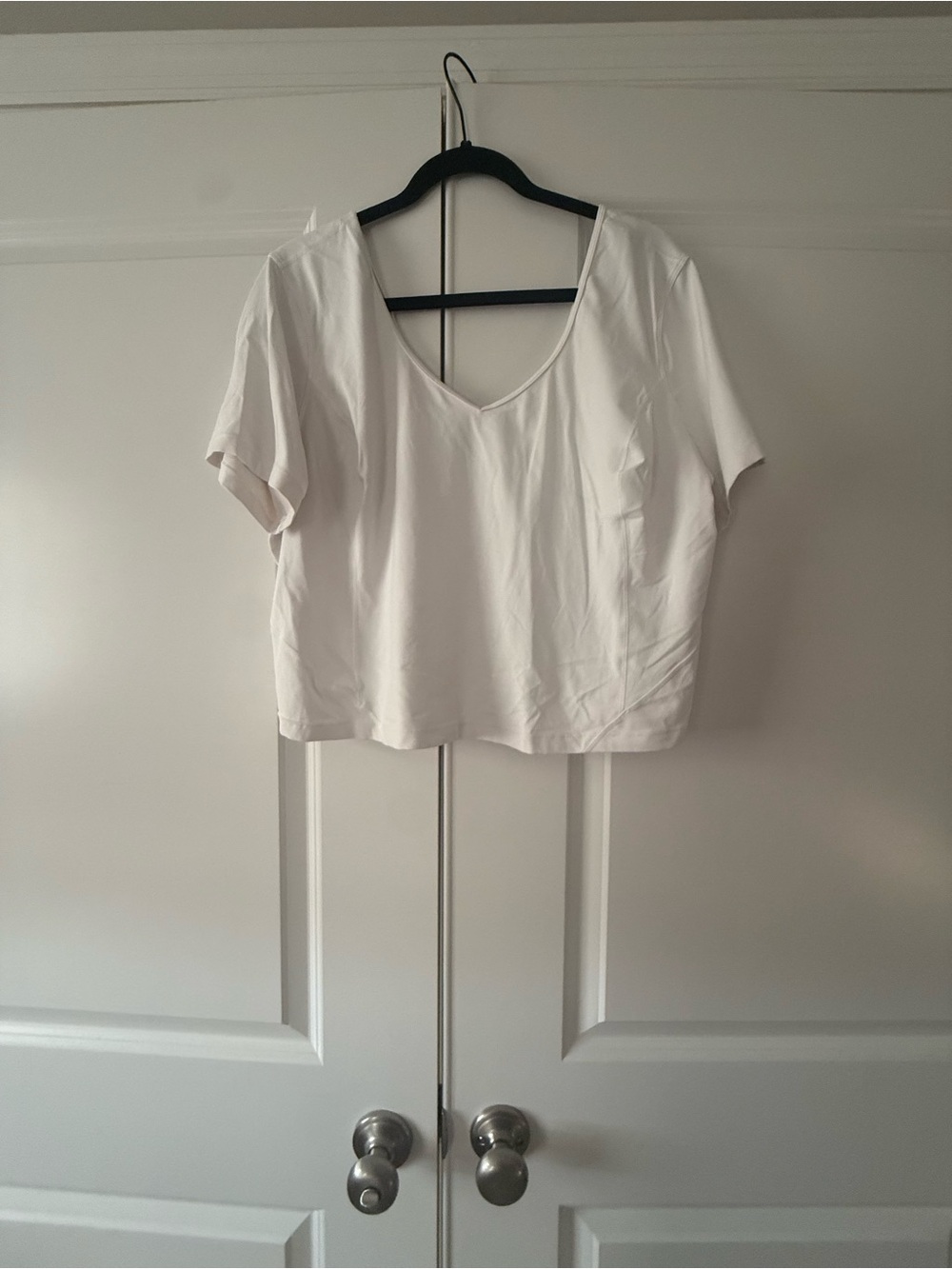 Lululemon align shirt cropped white